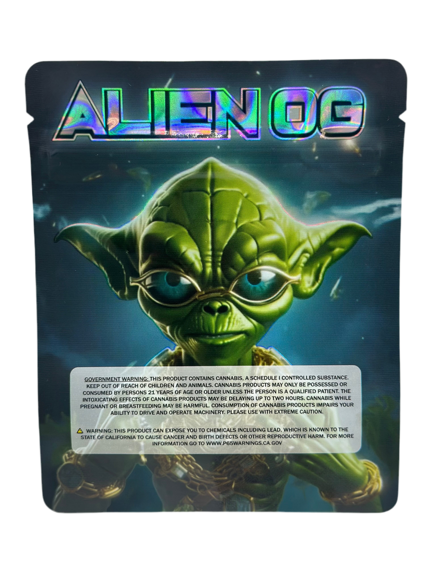 ALIEN-OG 3.5G Mylar Bags