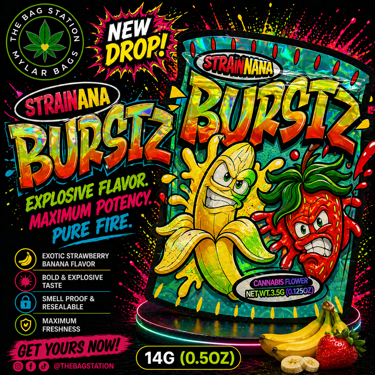Bursiz Mylar Bags – Unique Look, Strong Protection