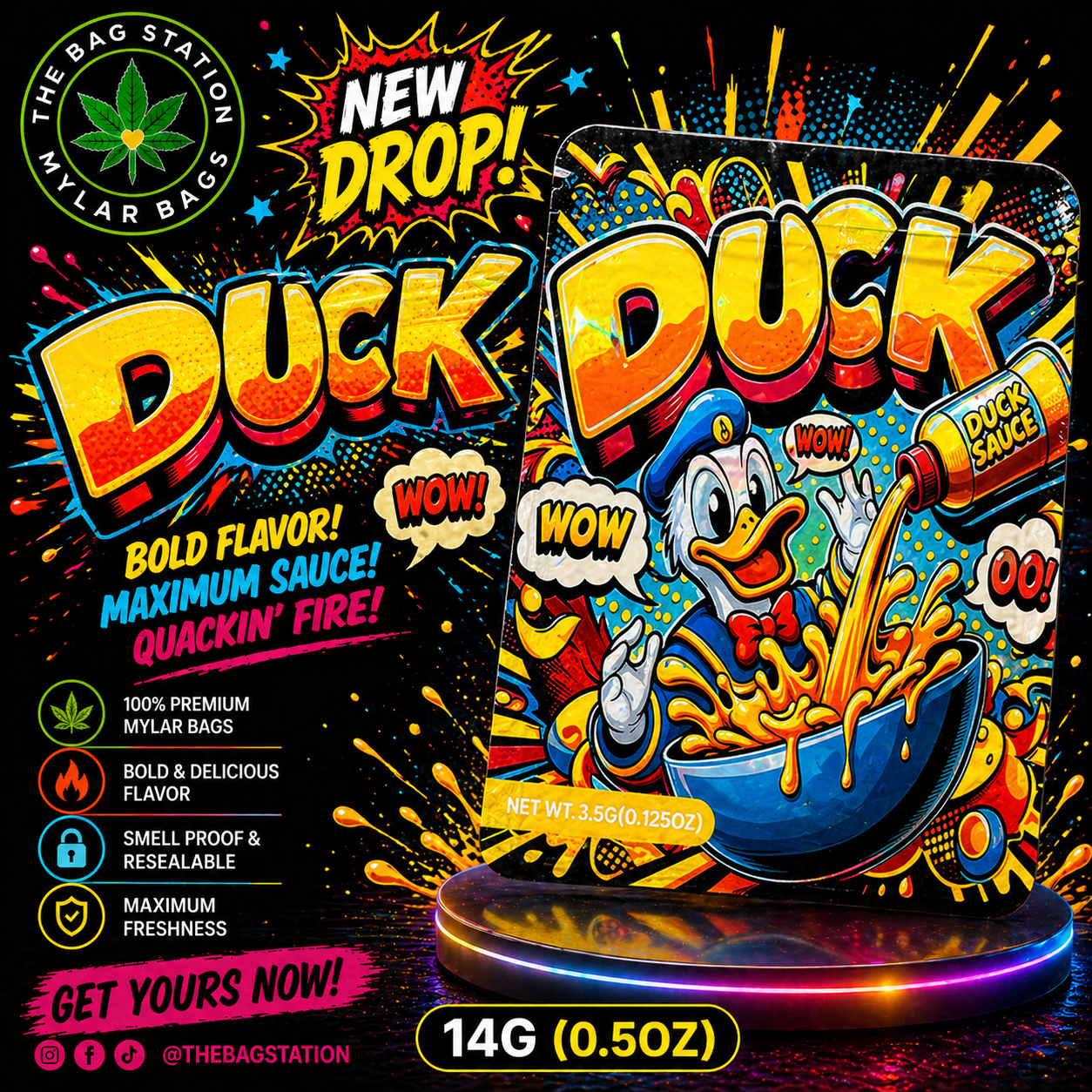 Duck Mylar Bags β Fun Look, Fresh Protection