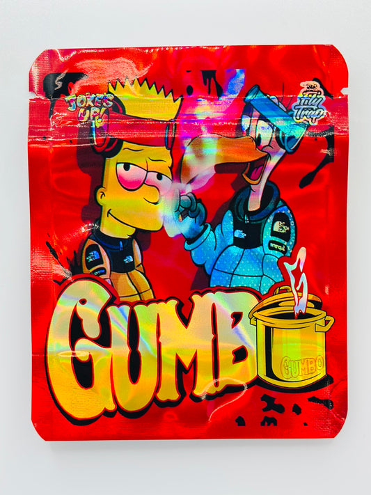 BART SIMPSON GUMBO 3.5G Mylar Bags