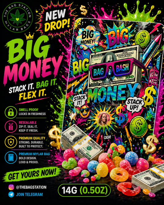 Big Money Mylar Bags – Big Look, Strong Protection