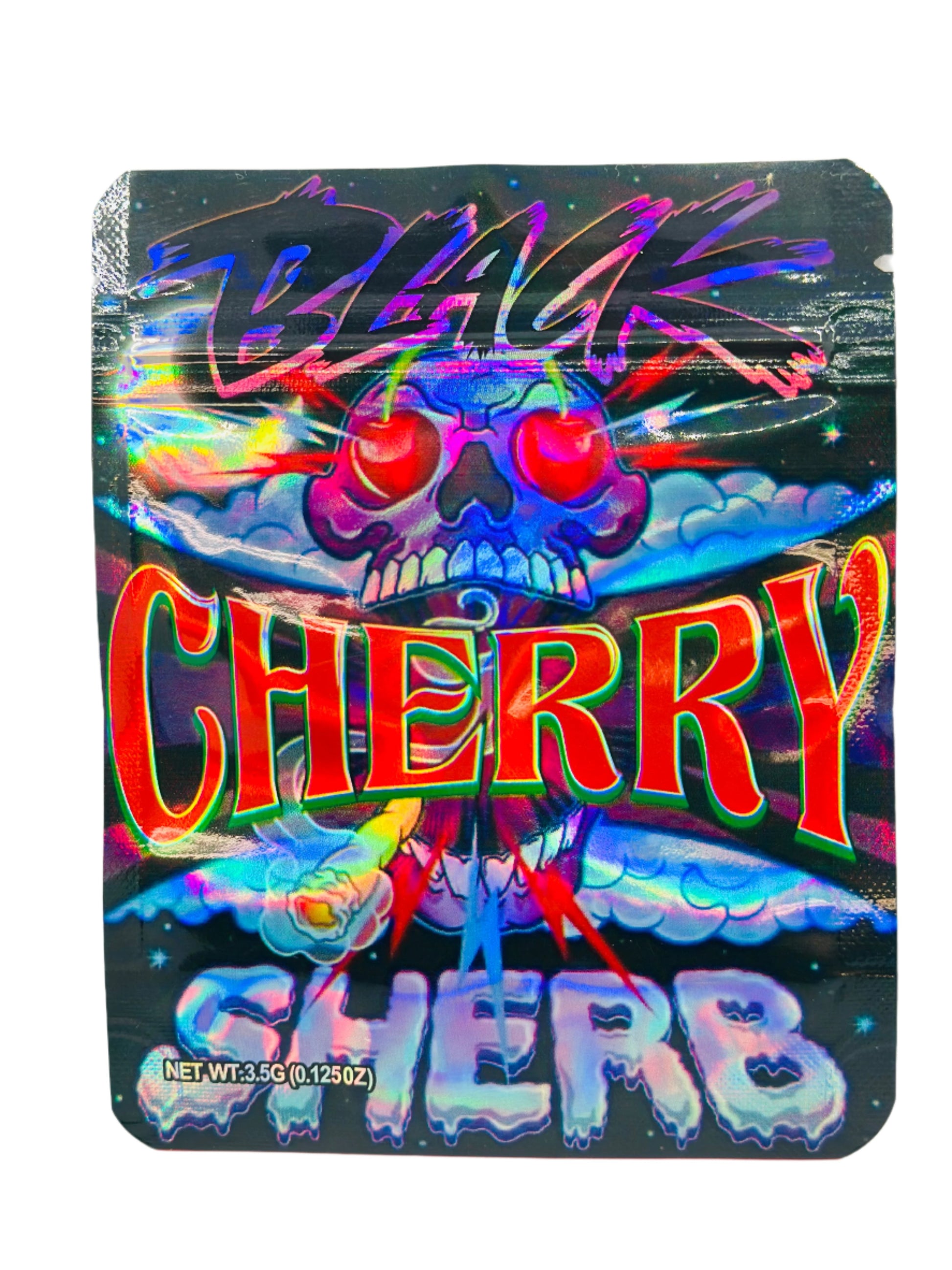 Black cherry Sherb 3.5g mylar bag