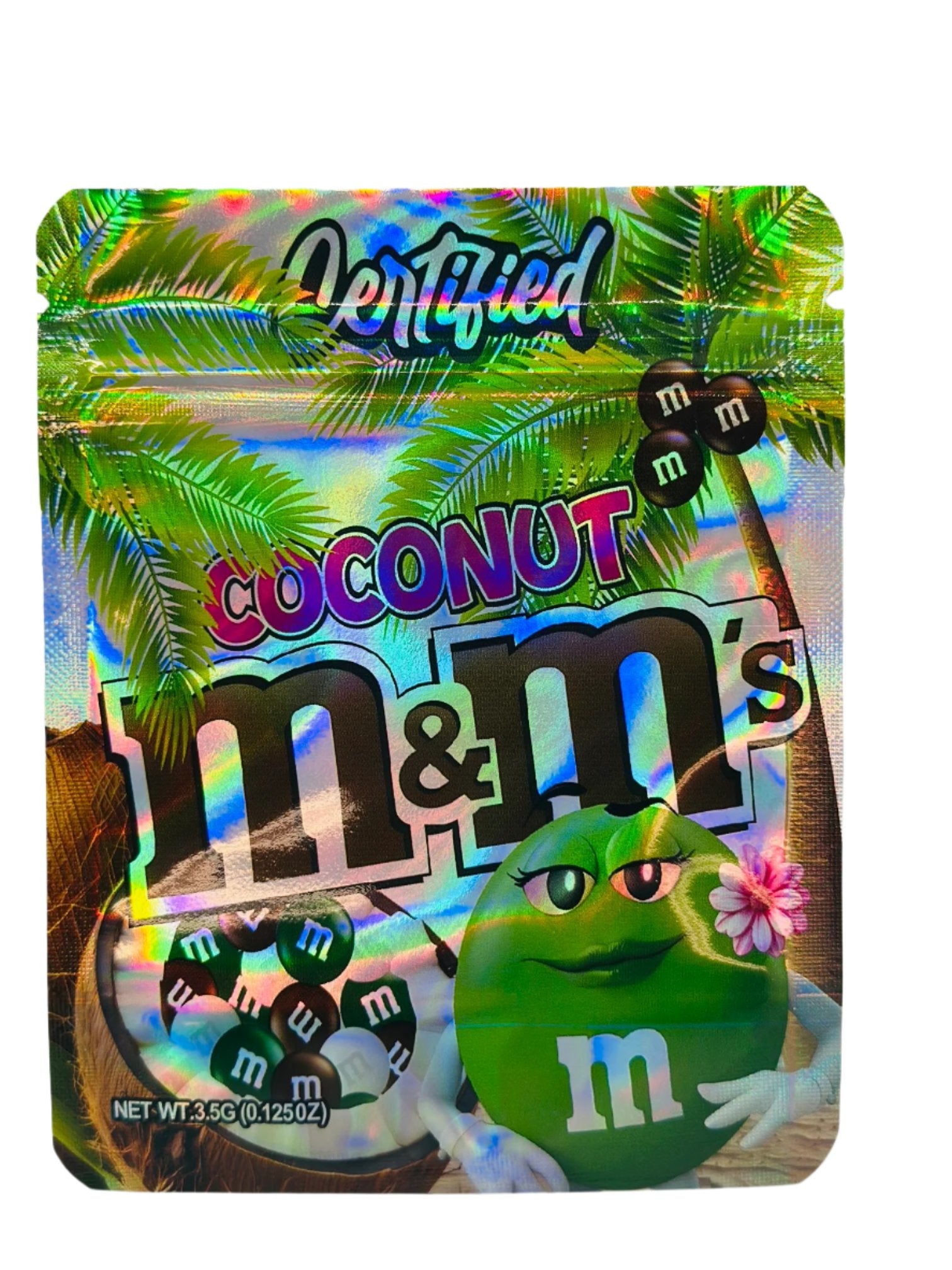 CONONUT M&M 3.5G Empty Mylar bags