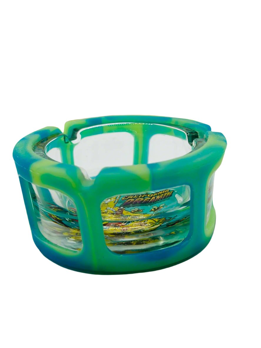 California Dream Silicone Glass Ashtray