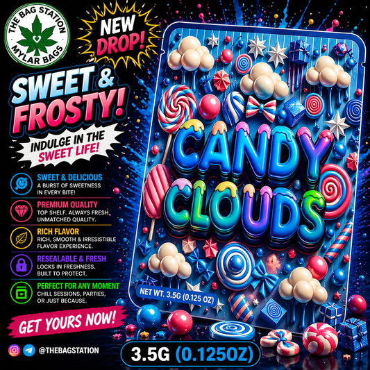 Candy Clouds Mylar Bags – Light Look, Strong Protection