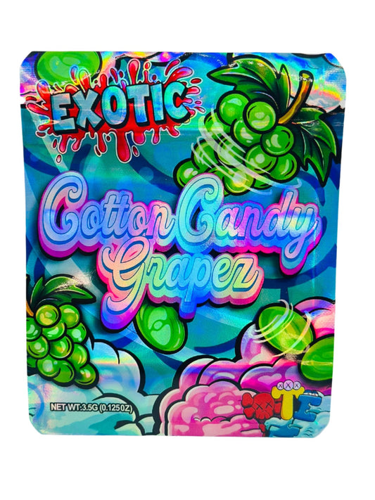 Cotton Candy Grape 3.5G Mylar bags