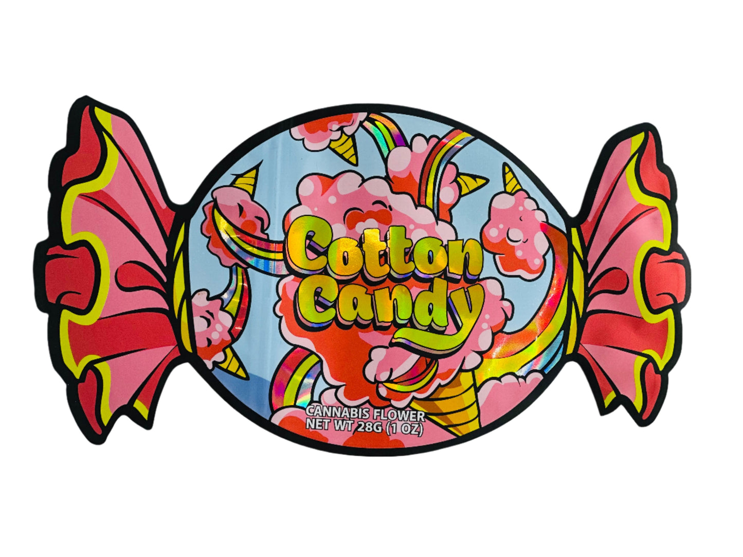 Cotton candy 1oz 28g Mylar bag