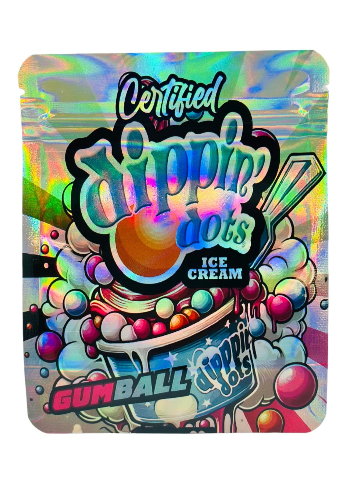 Dipping Dots Ice Cream 3.5G Mylar Bag