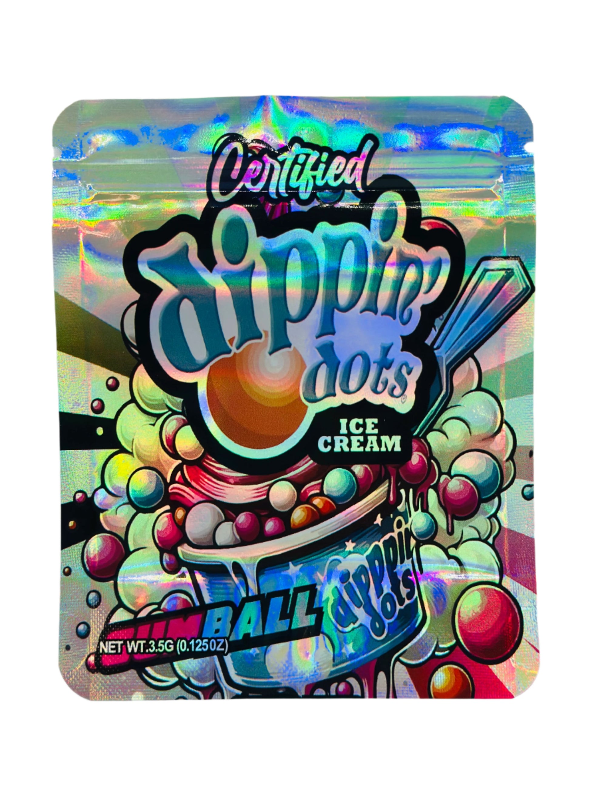 Dipping Dots Ice Cream 3.5G Mylar Bags