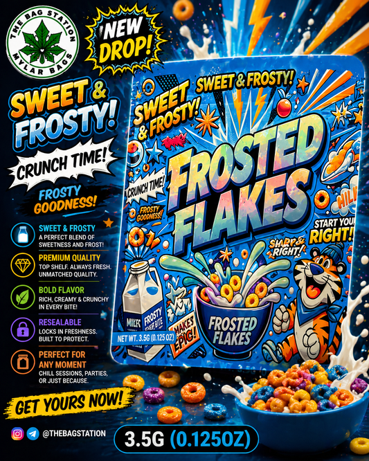 Frosted Flakes Mylar Bags – Crisp Look, Fresh Protection