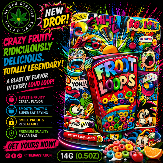 Froot Loops Mylar Bags – Colorful Look, Fresh Protection