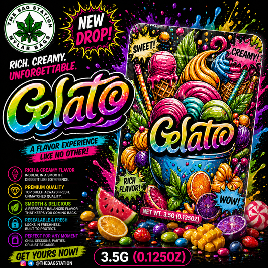 Gelato Mylar Bags – Smooth Style, Fresh Protection