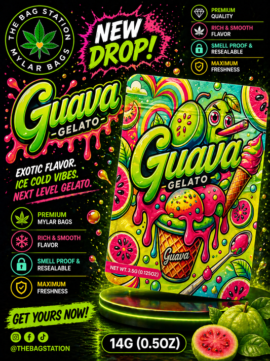 Guava Mylar Bags – Tropical Style, Fresh Protection