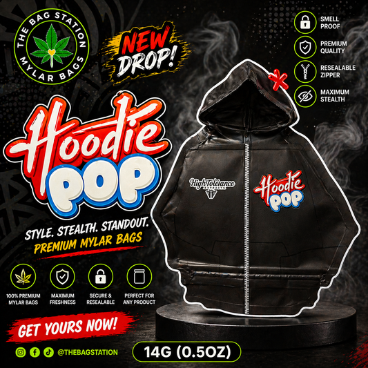 Hoodie Pop Mylar Bags – Street Look, Clean Protection