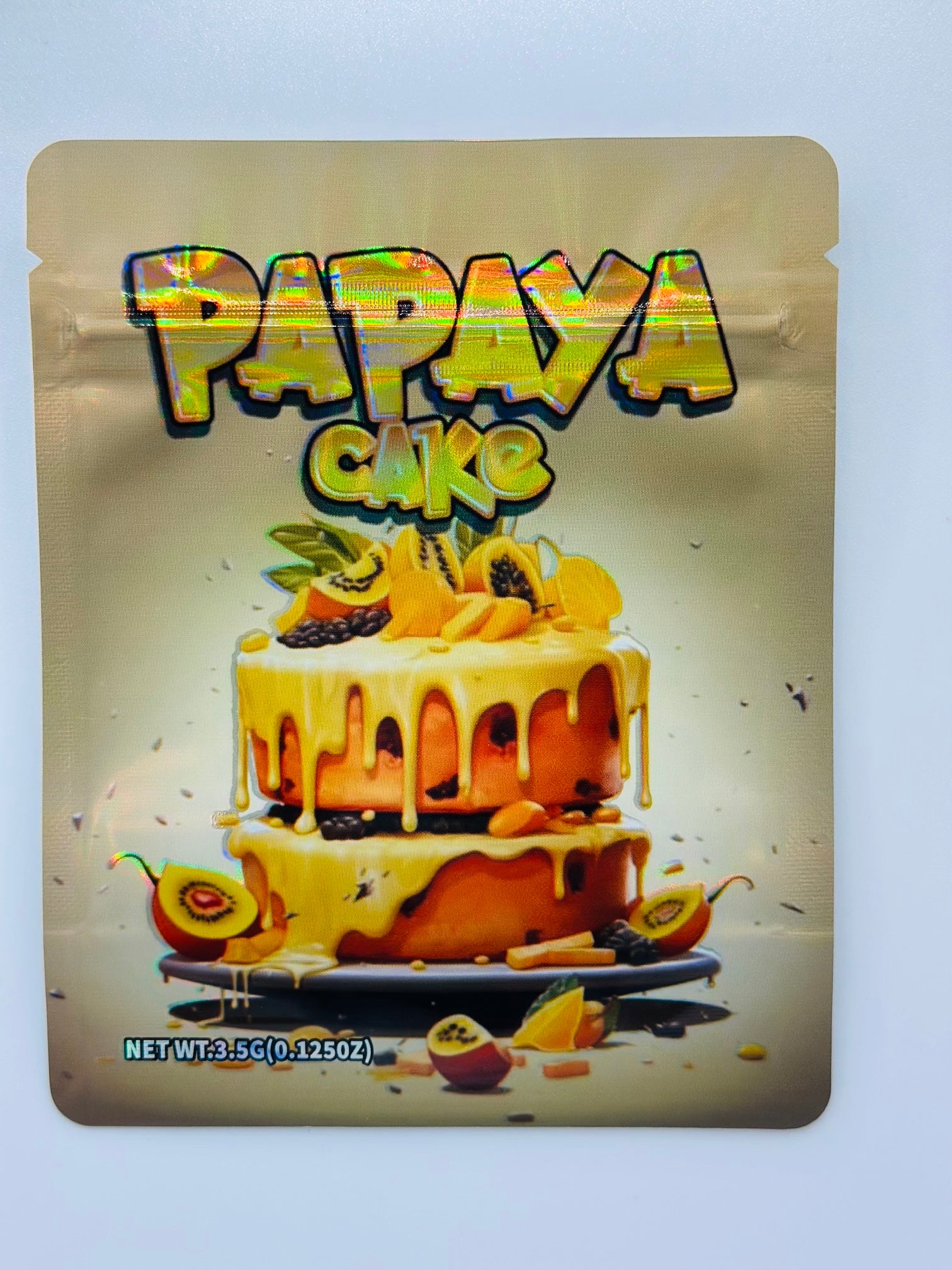 PAPAYA CAKE 3.5G Mylar bags