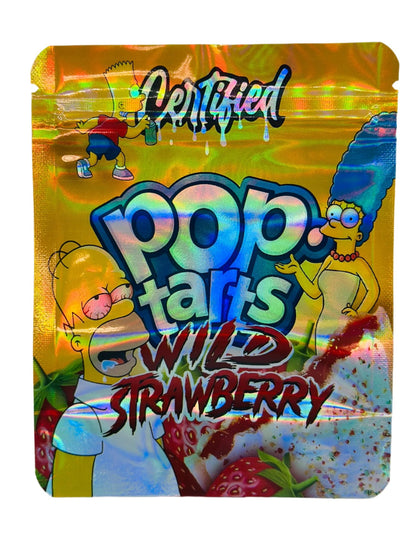 Pop Tarts Wild Strawberry 3.5G Mylar Bags.