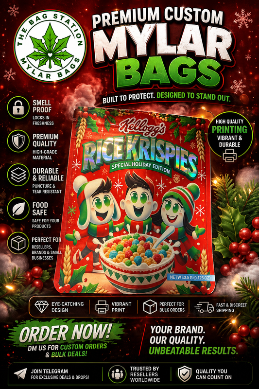Rice Krespies Mylar Bags | Light Look, Strong Protection