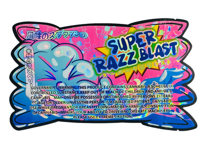 SUPER RAZZ BLAST 1oz 28g Mylar bag.