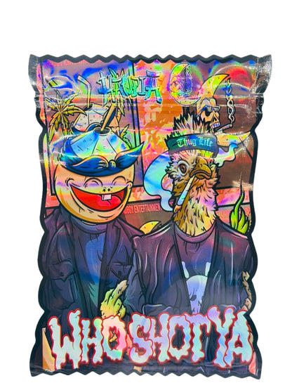 Silky WHO SHOT YA 3.5G Mylar bags