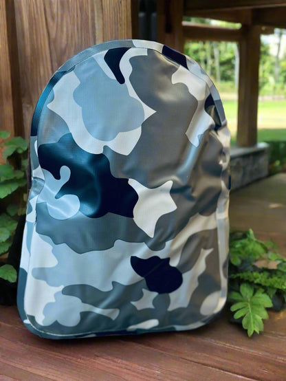 Smell proof backpack camo grayy