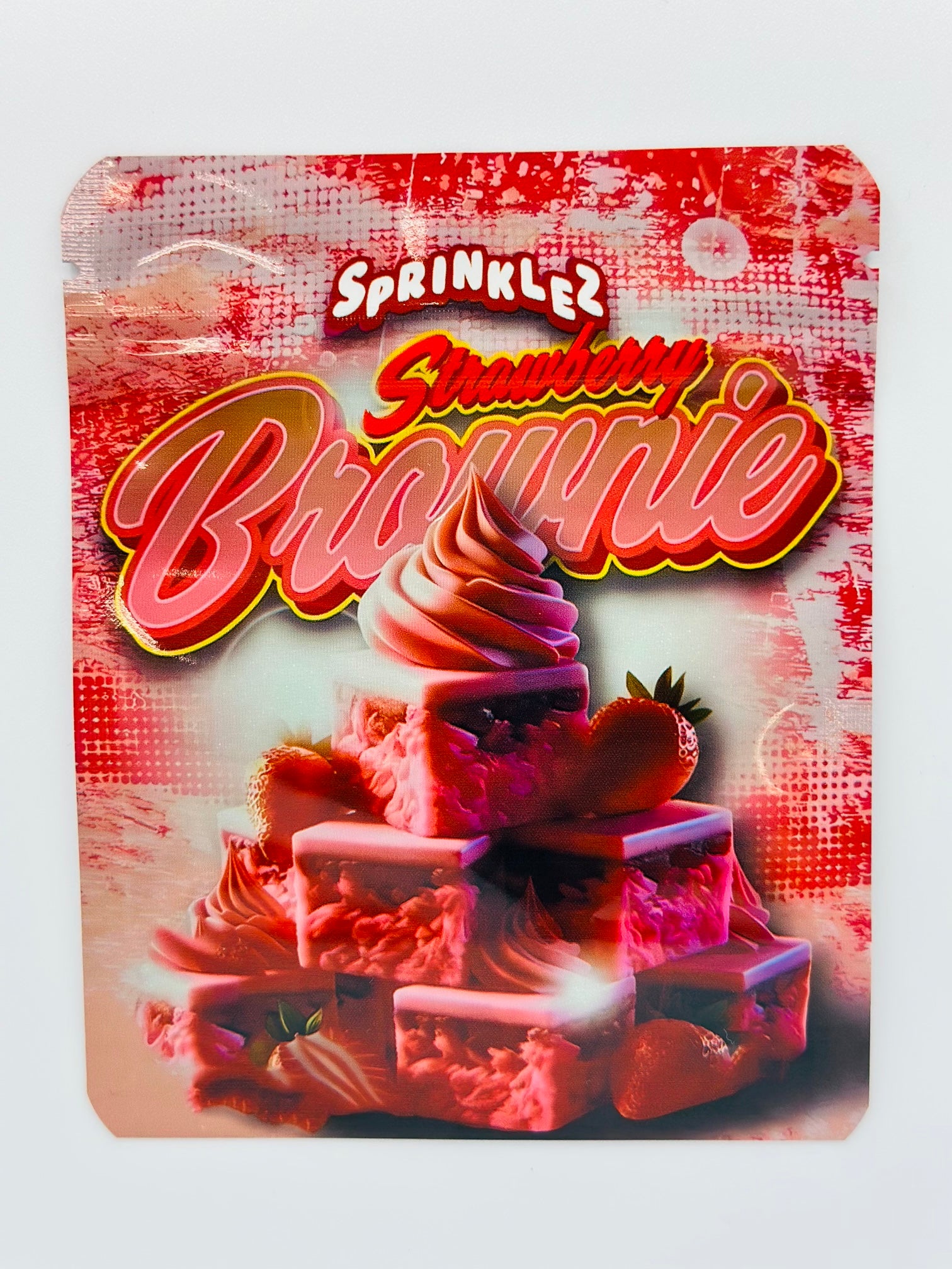 Sprinklez Strawberry Brownie 3.5G Mylar Bags