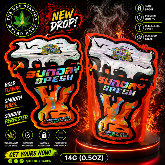 Sunday Spesh Mylar Bags – Easy Vibes, Reliable Protection
