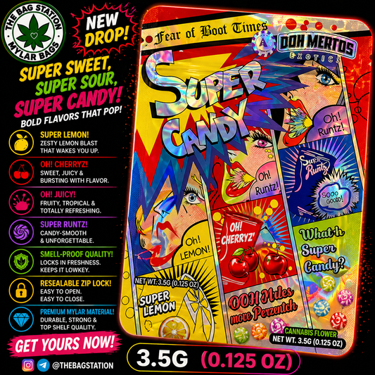 Super Candy Mylar Bags – Sweet Look, Strong Protection