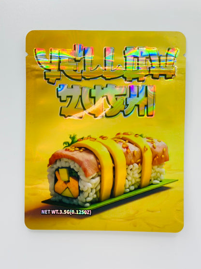 Yellow Zushi 3.5G Mylar Bag